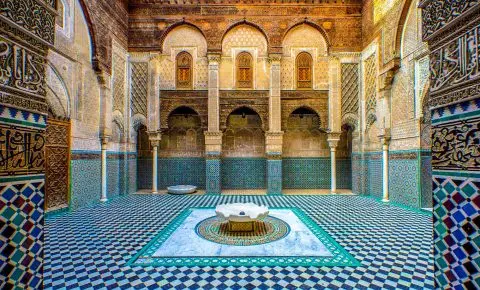 Morocco Sightseeing, Visite Morocco, The Madrasa Bou Inania 